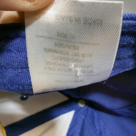 Chelsea Football Club Royal Blue Embroidered Logo Baseball Cap Adult - Picture 9 of 9